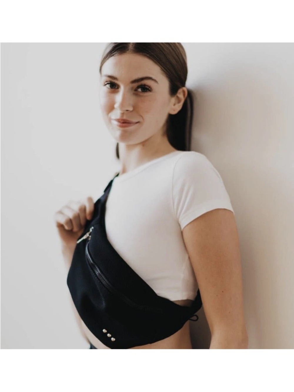 Black Crossbody Sling Bag - Women's Everyday Shoulder Bag